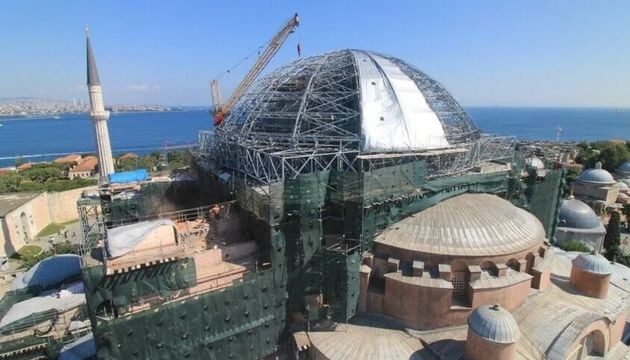 Ayasofya'da yeni aşama